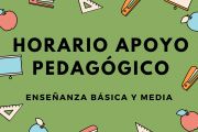 Horario Apoyo Pedagógico Enseñanza Básica y Media 2023